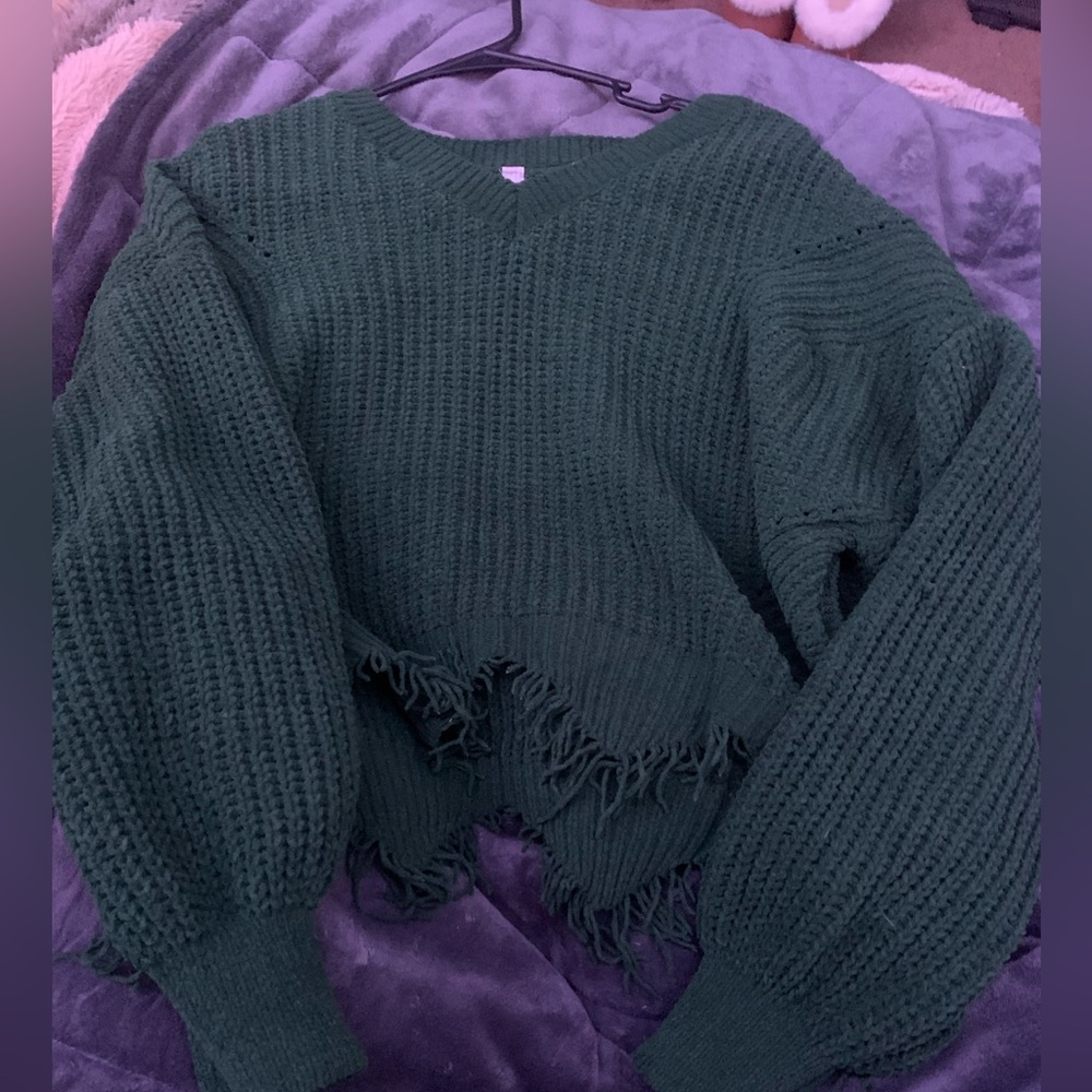 I just don’t wear it. It’s a no boundaries xxxl cropped ish sweater